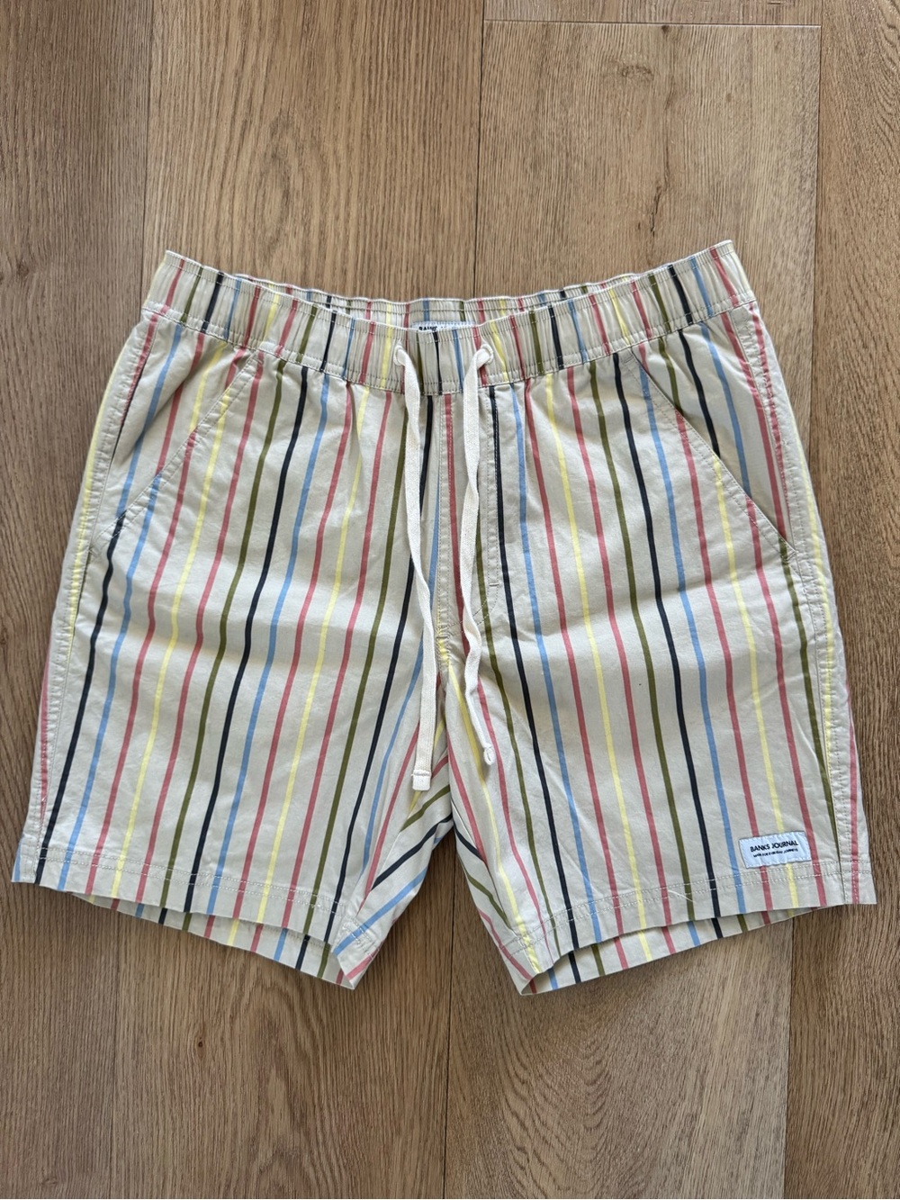 NWT Banks Journal Birmingham Boardshorts Bone Color Medium